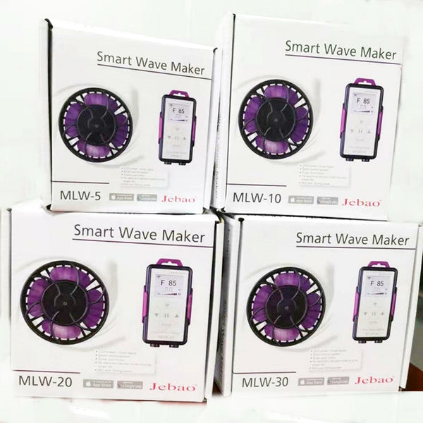 New Jebao WIFI Wavemaker Aquarium Wave Pump for Marine Reef Coral Tank With LCD Display Screen and Smart Controller,MLW5, MLW10, MLW20, MLW30