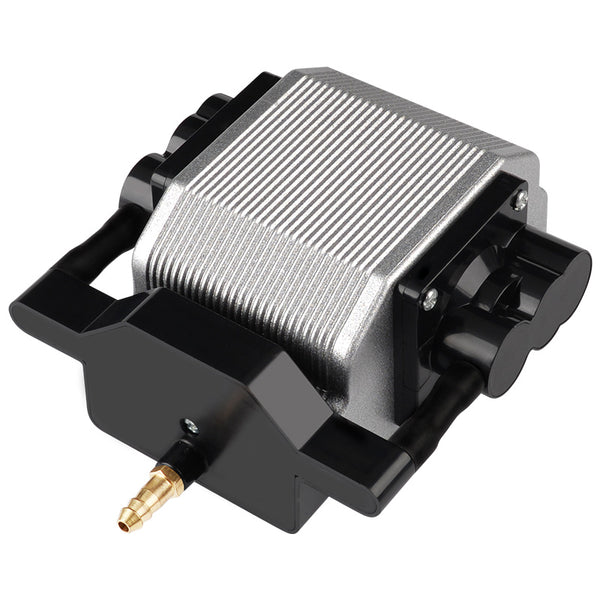 Powerful Air Volume Pump Aquarium Silent Air Oxygen Compressor For Fish Pond Seafood Restaurant Sewage treatment industry Massage with New Maglev Tech,16W 30L/M