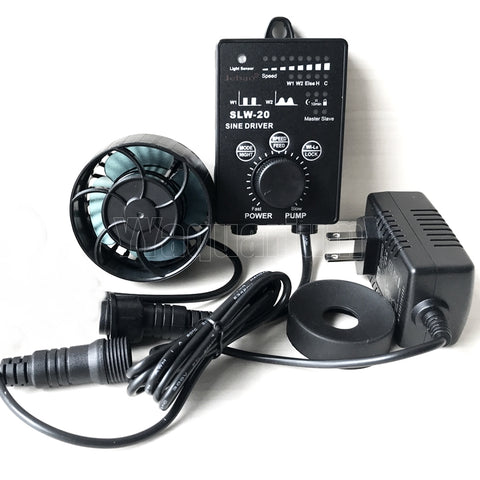 Jebao WIFI Marine Pump Aquarium SINE WAVE Flow Wavemaker Super Quiet for Fish Reef Marine Coral Tank, Model# SLW10 SLW20 SLW30