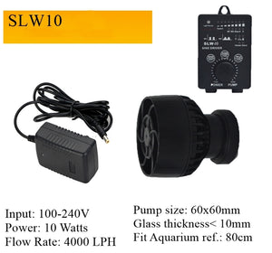 Jebao WIFI Marine Pump Aquarium SINE WAVE Flow Wavemaker Super Quiet for Fish Reef Marine Coral Tank, Model# SLW10 SLW20 SLW30