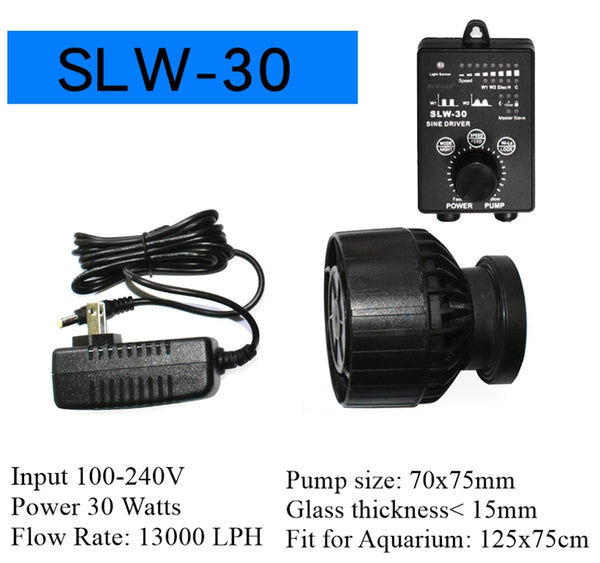 Jebao WIFI Marine Pump Aquarium SINE WAVE Flow Wavemaker Super Quiet for Fish Reef Marine Coral Tank, Model# SLW10 SLW20 SLW30