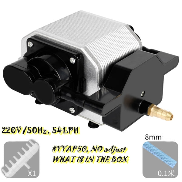 220~240V Powerful Air Compressor Industry Strong Air Pump Aquarium Silent Air Oxygen Machine For Fish Seafood Restaurant Sewage treatment 54L/M 3240GPH