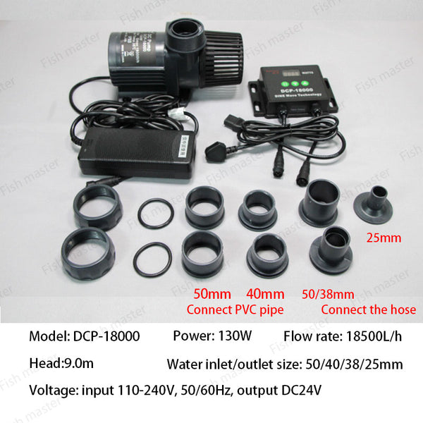 Jebao Submersible Water Pump Powerful DCP Series Sine Wave Technology Ultra-silent Frequency Conversion Return Pump with Smart Controller