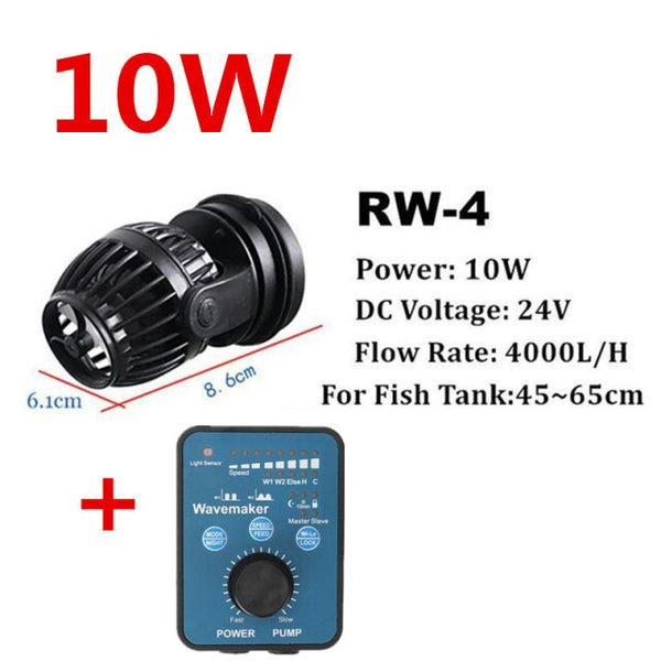 Jebao Aquarium Wave Maker Marine Pump DC 24V Wireless Smart Water Pump RW-4 RW8 RW15 RW20 for Fish Tank Pond